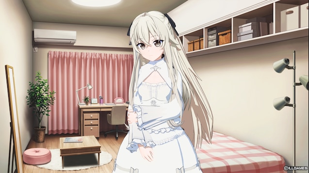 夏日狂欢角色展示截图 夏日狂欢角色展示截图呈现室内场景与服装效果